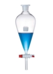 Labasics Imbuto Separatore Conico a Parete Pesante in Vetro Borosilicato con 24/29 Giunti e Rubinetto di Arresto in PTFE, 60 ml Labasics Imbuto Separatore Conico a Parete Pesante in Vetro Borosilicato con 24/29 Giunti e Rubinetto di Arresto in PTFE, 60 ml